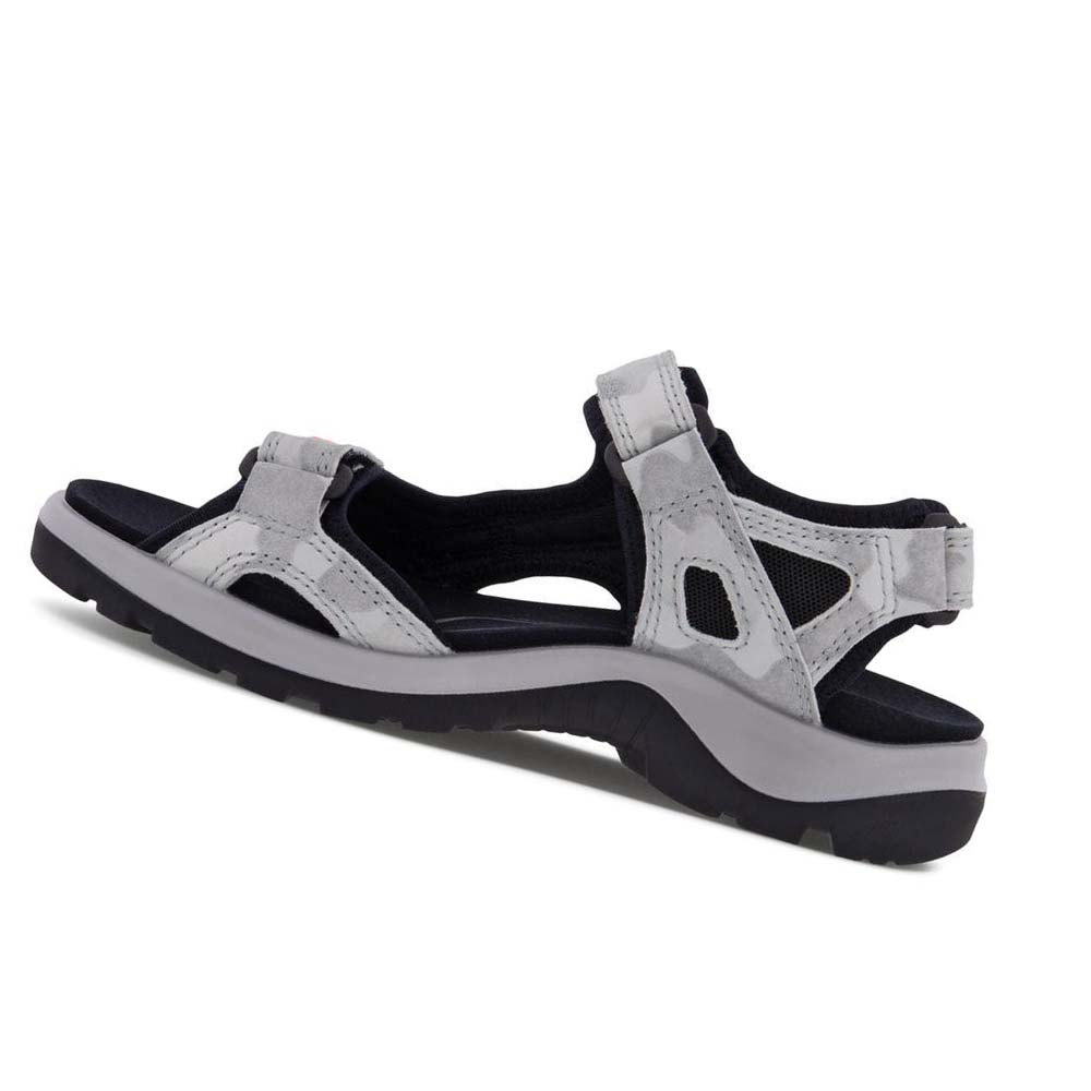 Women's Ecco Offroad Sandals Silver | USA 188UZG